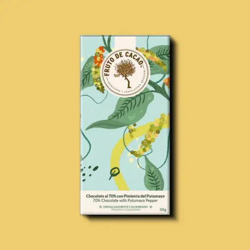 [BS023] BARRA CHOCOLATE 70% CON PIMIENTA 30GR